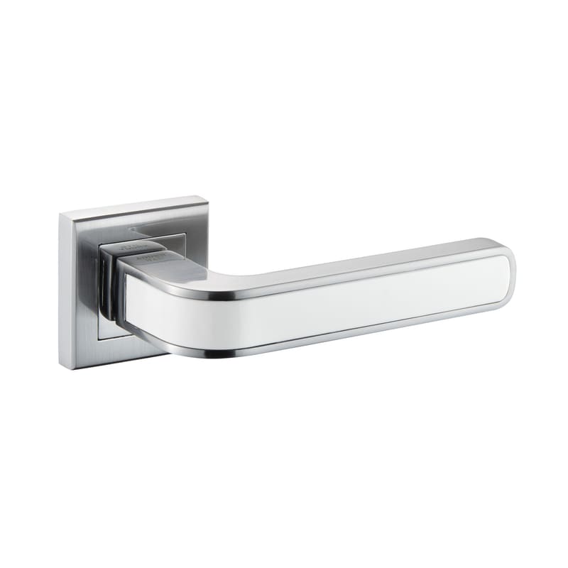 Дверные ручки PIEZA Q360 WHITE / CHROME