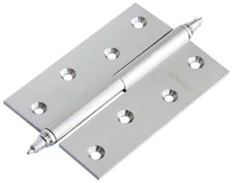 Петля латунная разъёмная с короной, толщина 3 мм MB 100X70X3 SC L C