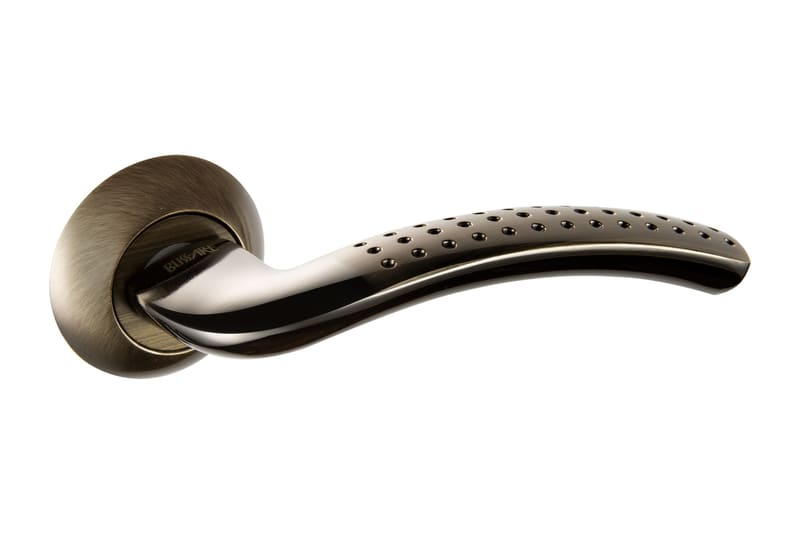 Дверные ручки PRATICO A-09-10 GRAPHITE/ANT. BRONZE