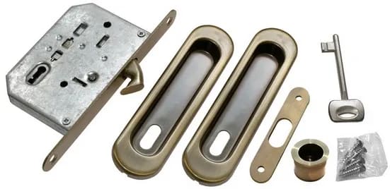 Защелка для раздвижной двери MHS150 L AB