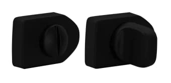 Дверные ручки LUX-WC-SH NERO-ST
