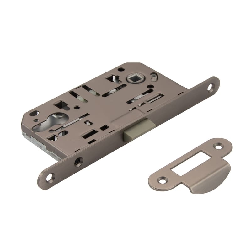 Защёлка под цилиндр бесшумная KEY 418 GRAPHITE