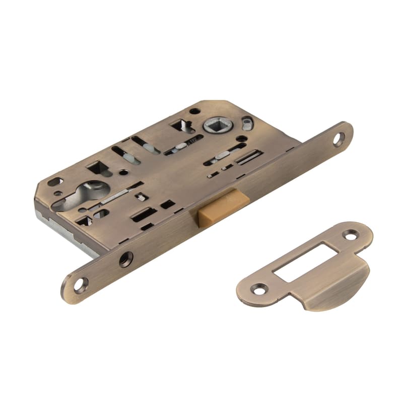 Защёлка под цилиндр бесшумная KEY 418 BRONZE