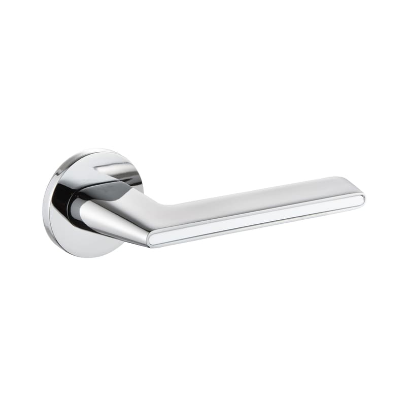Дверные ручки RIVER S-486 CHROME / WHITE