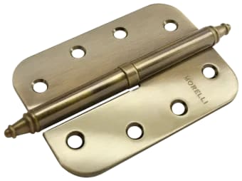 Петля стальная разъёмная с короной MS-C 100X70X2.5 AB L