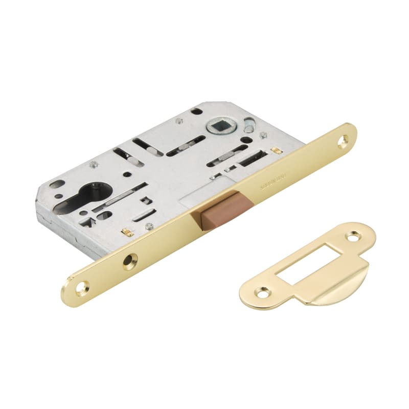 Защёлка под цилиндр бесшумная KEY 418 GOLD
