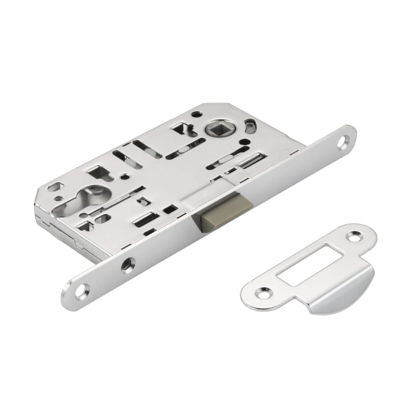 Защёлка под цилиндр бесшумная KEY 418 CHROME